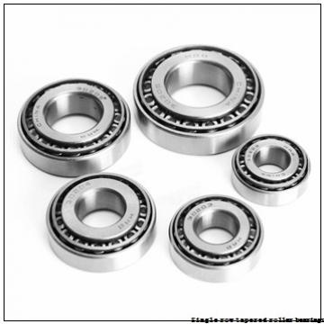 50,8 mm x 92,075 mm x 25,4 mm  NTN 4T-28580/28521 Single row tapered roller bearings