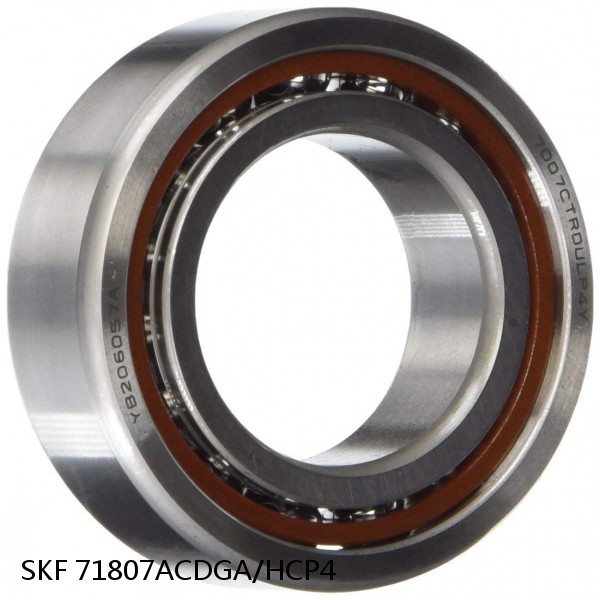 71807ACDGA/HCP4 SKF Super Precision,Super Precision Bearings,Super Precision Angular Contact,71800 Series,25 Degree Contact Angle #1 image