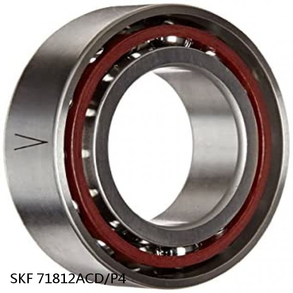 71812ACD/P4 SKF Super Precision,Super Precision Bearings,Super Precision Angular Contact,71800 Series,25 Degree Contact Angle #1 image