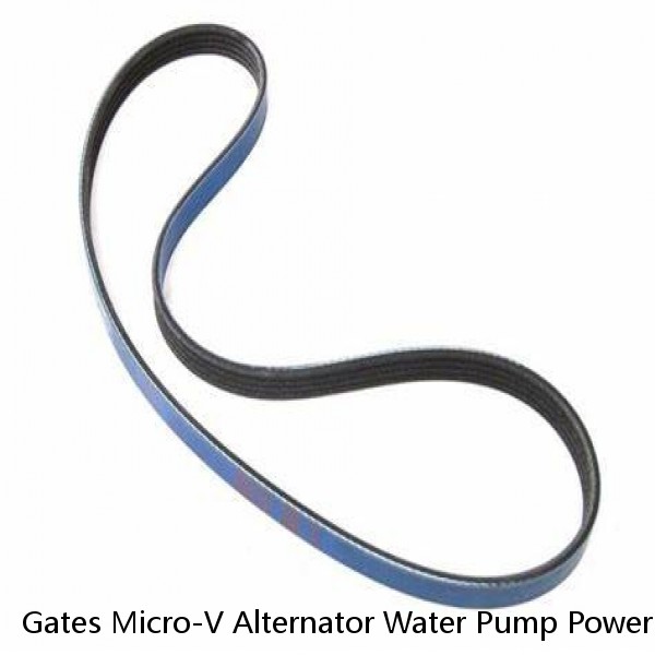 Gates Micro-V Alternator Water Pump Power Steering Serpentine Belt for 2016 ev #1 image