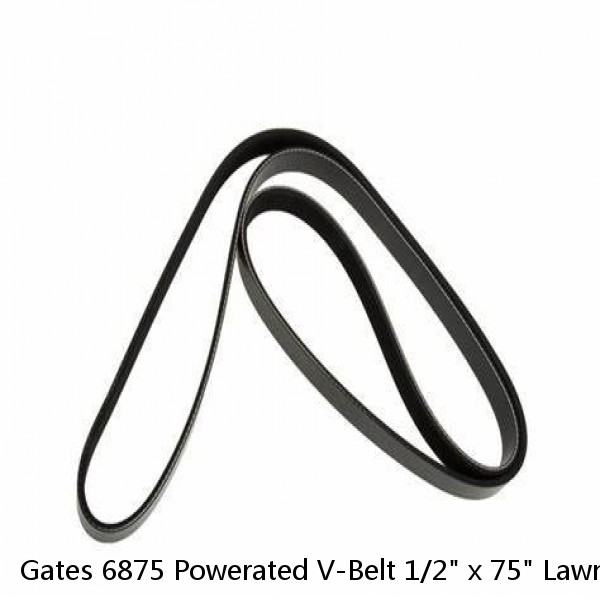 Gates 6875 Powerated V-Belt 1/2" x 75" Lawn Mower Tractor Appliances NEW  #1 image