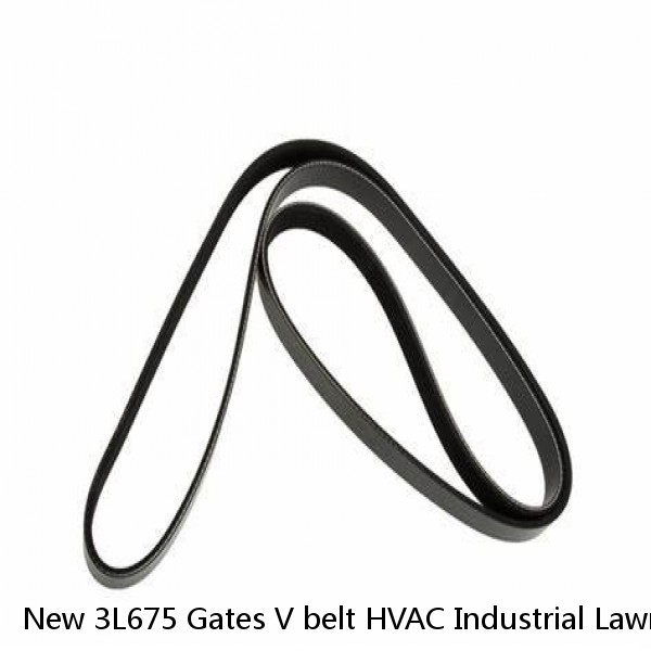 New 3L675 Gates V belt HVAC Industrial Lawn Mower 3/8" x 67.5" OD    3L 675 #1 image