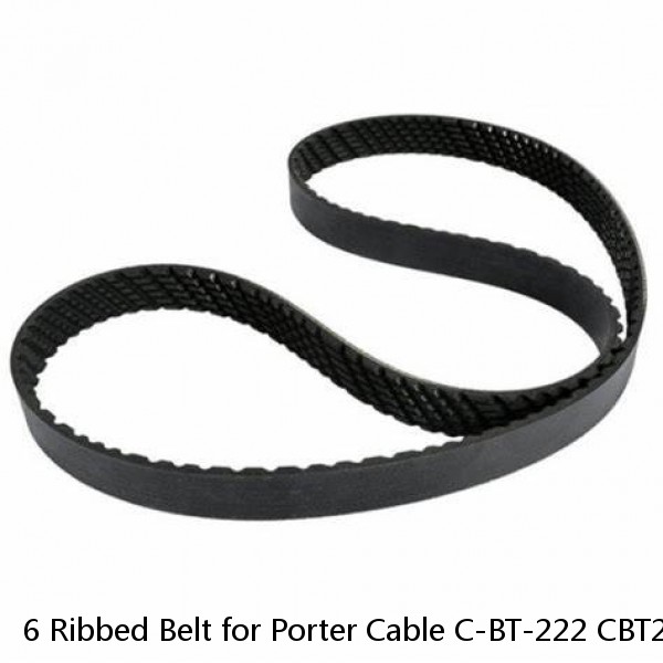 6 Ribbed Belt for Porter Cable C-BT-222 CBT222 C5510 Air Compressor #1 image