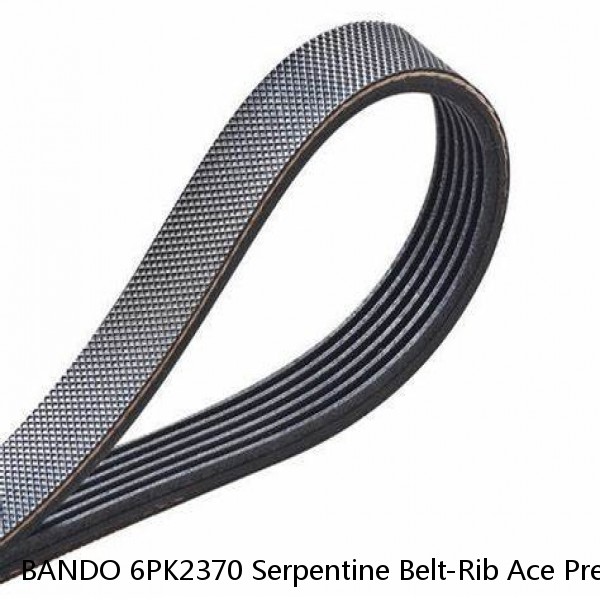 BANDO 6PK2370 Serpentine Belt-Rib Ace Precision Engineered V-Ribbed Belt  #1 image