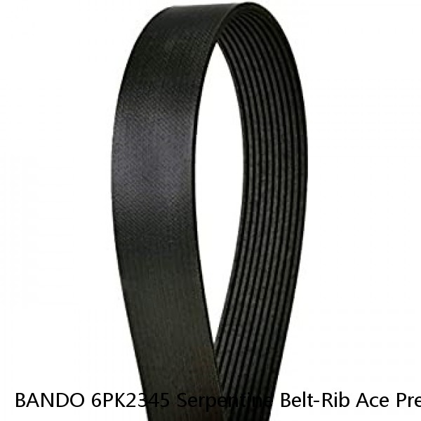 BANDO 6PK2345 Serpentine Belt-Rib Ace Precision Engineered V-Ribbed Belt  #1 image