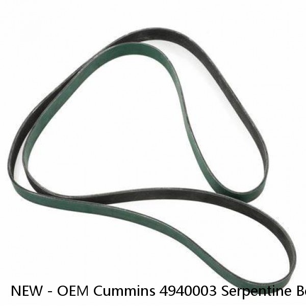 NEW - OEM Cummins 4940003 Serpentine Belt - 1.12" X 81.125" - 8 Ribs #1 image
